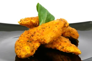 美味好吃的油炸香辣鸡肉图片第张