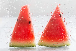 切成块的清凉西瓜图片第张