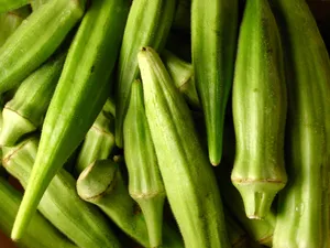 绿色营养的秋葵图片第张