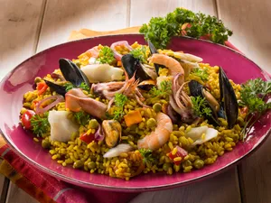 鲜香美味的海鲜饭图片第张