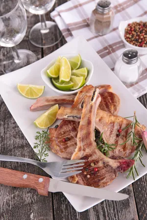 排骨肉馅饼摄影高清图片第张