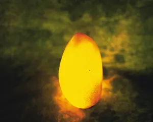 梦幻黄色发光水果图片第张