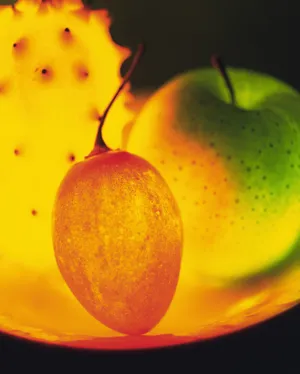 梦幻彩色发光水果图片第张