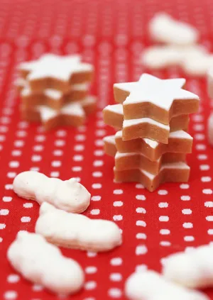 心形和星形的饼干图片第张