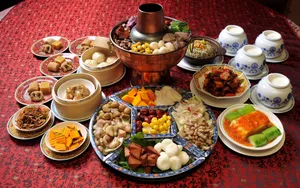 丰盛的年夜饭图片第张