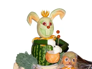 搞笑雕刻水果图片第张