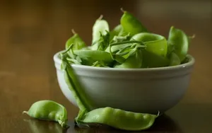 翠绿的豌豆图片第张