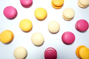 美味马卡龙点心图片_1