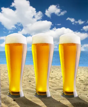 海边啤酒图片下载_1