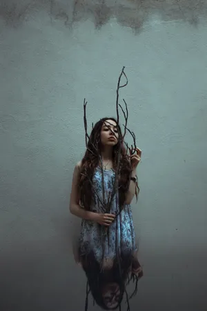 个性艺术美女人体摄影图片_1