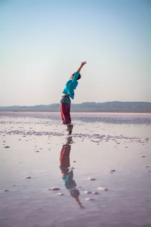 海边摆拍POSE图片