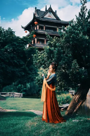 江南古典美女图片写真