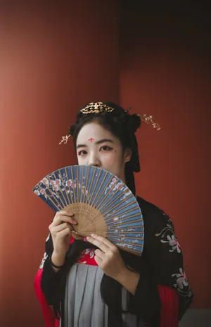 中国汉服美女写真图片