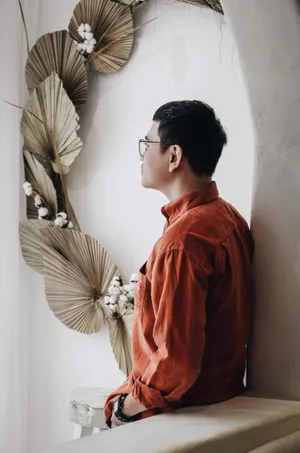 亚洲帅哥背影图片第1张