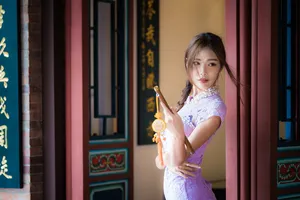 旗袍美女人体写真摄影第1张