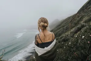 非主流美女背影图片
