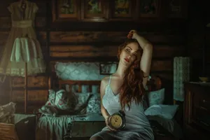 高清美女大睡衣摄影