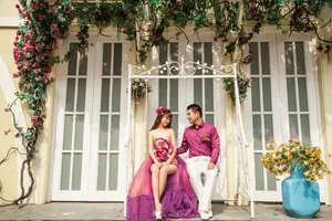 浪漫情侣婚纱图片_1