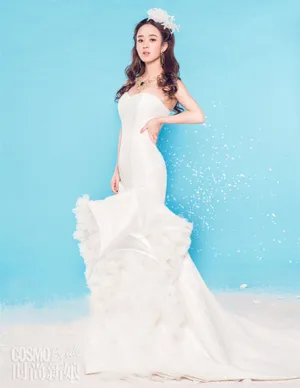 赵丽颖婚纱图片
