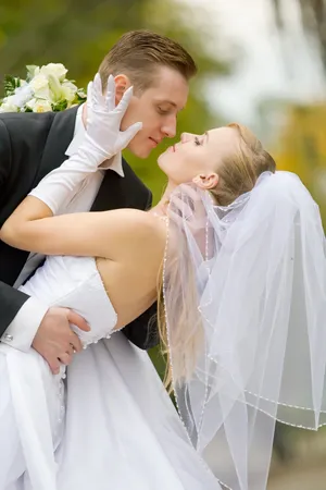 唯美风格婚纱照图片