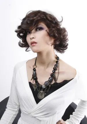 高清美发美女图片