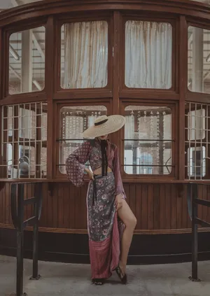 性感古典美女写真图片第1张