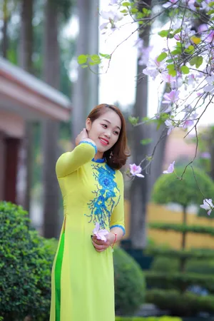古典气质越南美女图片第1张