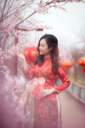 亚洲气质古典美女写真图片第1张