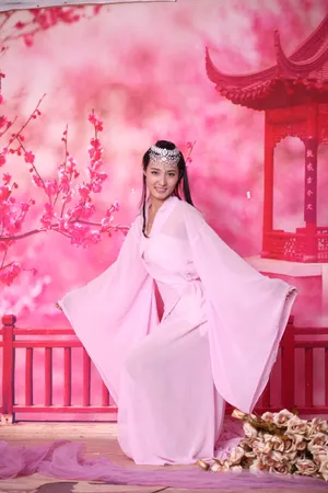 粉色古装图片唯美第1张