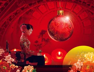 新娘旗袍发型图片