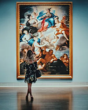 看画美女背影图片_1