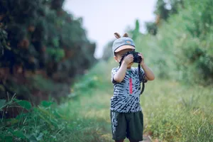 儿童户外写真图片_1
