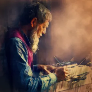 老画家图片_1