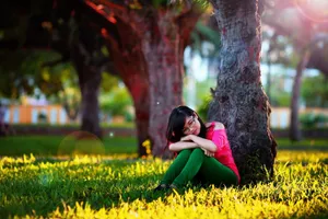 美女户外写真图片_1
