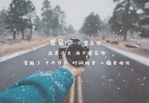 想见你唯美文字图片_1
