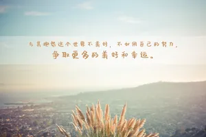 励志正能量语录图片第1张