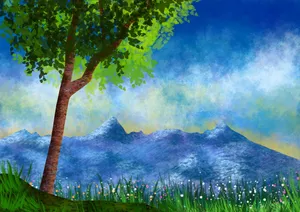 风景油画作品欣赏图片第1张