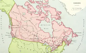 英文版加拿大局部地图_1