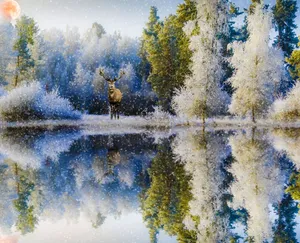 现代风景油画高清大图_1
