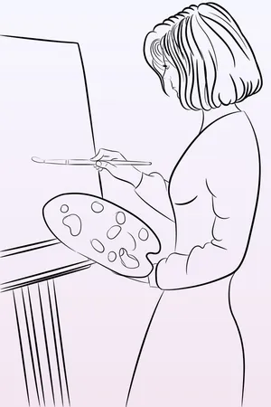 人物简笔线条画图片_1