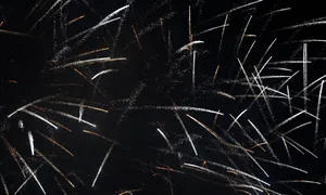 银光飞舞烟花图片