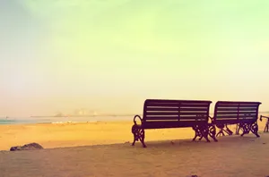 清新非主流海滩图片_1