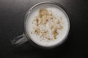 自制牛奶咖啡图片_1