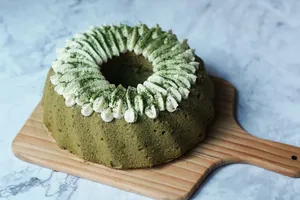 抹茶味奶油蛋糕_1