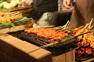 街头烤肉图片_1