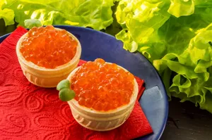 鱼子酱唯美图片_1