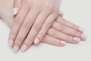小香风美甲图片第1张