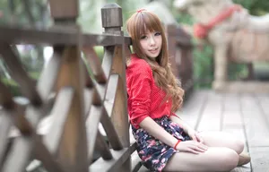 非主流美女生活照图片