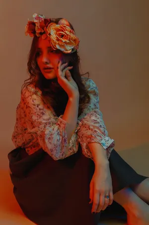 室内欧美美女写真图片_1