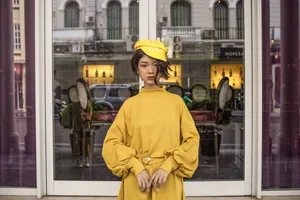 时尚街拍亚洲美女写真_1